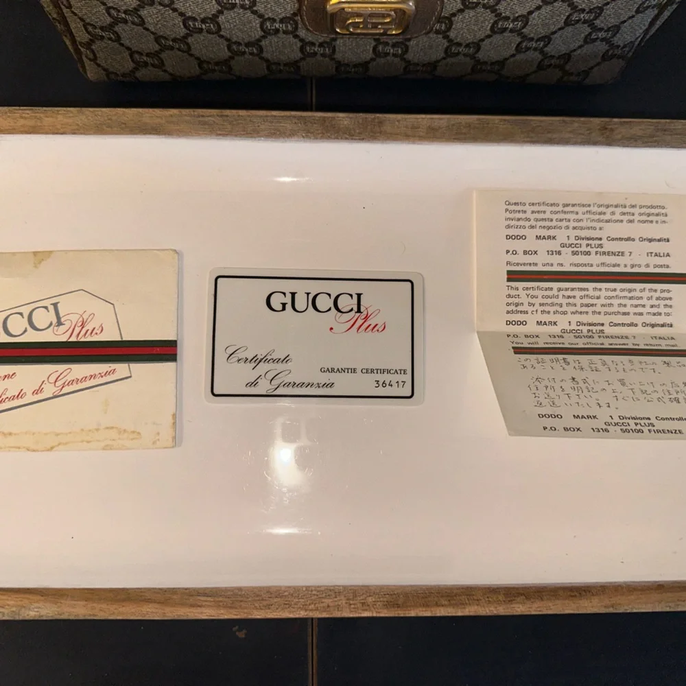Gucci Plus Brown Monogram Crossbody Bag - Picture 6 of 7